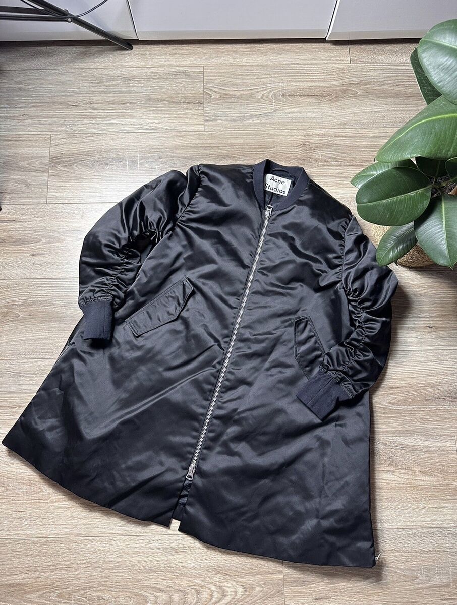 ACNE STUDIOS Eclipse Shine Black Nylon Coat Jacket | eBay ACNE STUDIOS Eclipse Shine Black Nylon Coat Jacket | eBay