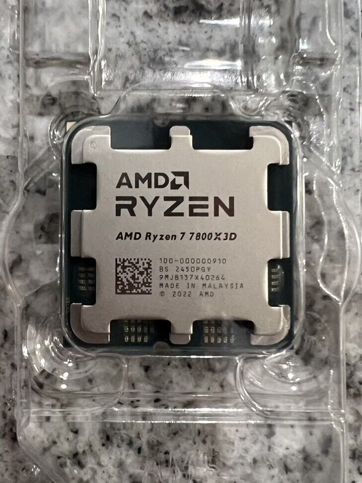 NEW AMD Ryzen 7 7800X3D 8-Core 16 Thread 4.2 GHz (5.0 GHz NEW AMD Ryzen 7 7800X3D 8-Core 16 Thread 4.2 GHz (5.0 GHz