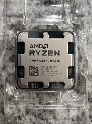 NEW AMD Ryzen 7 7800X3D 8-Core 16 Thread 4.2 GHz (5.0 GHz NEW AMD Ryzen 7 7800X3D 8-Core 16 Thread 4.2 GHz (5.0 GHz
