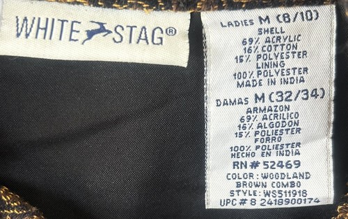 White Stag M (8/10) Oriental Patterned Tapestry Blazer-Lightly (If Ever)Worn! - Picture 6 of 9