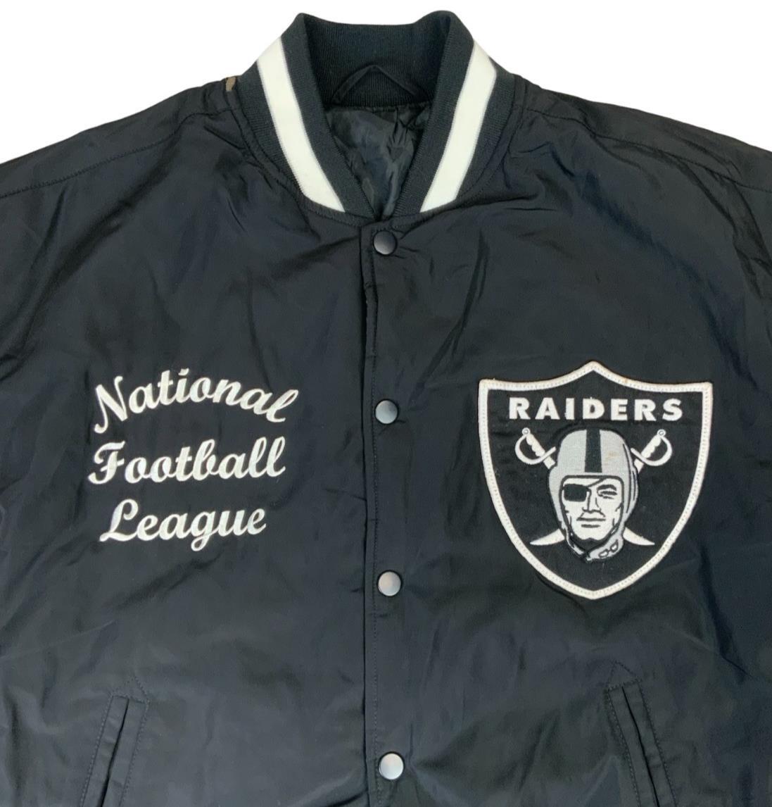 archive NFL RAIDERS nylon jacket black archive NFL RAIDERS nylon