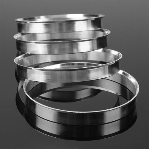 4Pcs Alloy Wheel Hub Centric Rings Spigot Spacer Set 60.1mm ID to 66.1mm OD - Picture 2 of 12