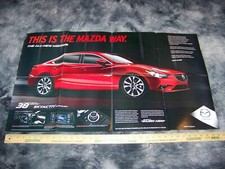 Mazda6 Poster (36" x 21") "The All-New Mazda6" Mazda 6 Poster / Print ad