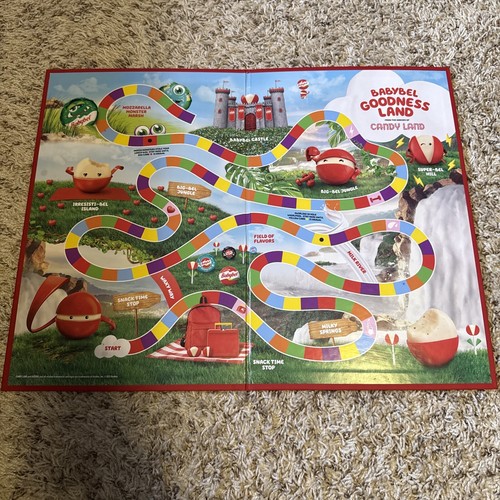 Hasbro Babybel Goodness Land From The Makers Of Candy Land rara originale fuori produzione - Foto 7 di 9