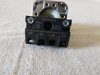 Selettore Rotativo Siemens 52SA2CCBA1 3 Posizioni Leva Corta 1NO-1NC