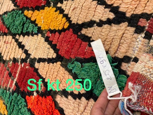 Vintage Soft Wool Runner Rug,Moroccan Entryway Shag Kilim Area Rug,Handmad,3x7ft - Picture 14 of 14