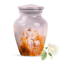 Shepherd Urn For Human Ashes Adult Men 3 Inch Burial Urn Adult Human Ash