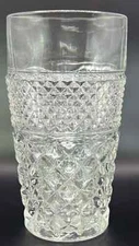 Vintage Anchor Hocking Wexford Clear Pressed Diamond Pattern Glassware