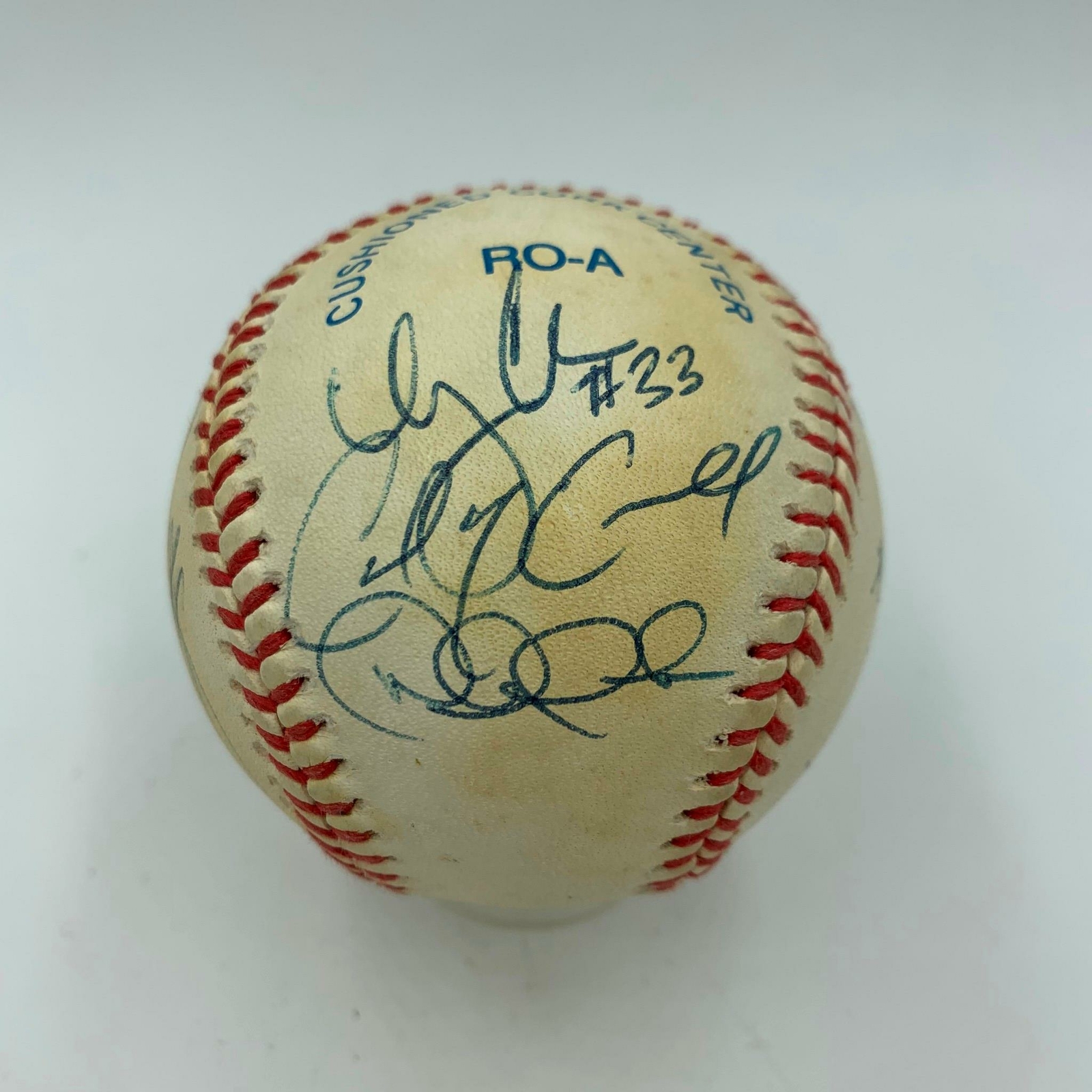 1994 Derek Jeter Pre Rookie Minor League Prospects Signed Baseball With JSA COA 