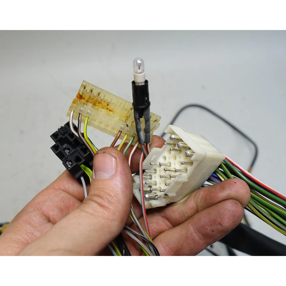 1986 BMW E30 325e M20 ETA жгут электрической проводки для сектора приборной панели OEM NLA - Изображение 2 из 3