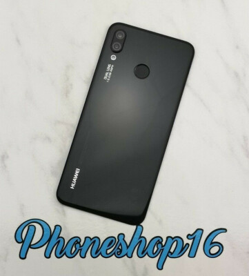 Original Huawei P20 Lite Akkudeckel Deckel Touch ID Sensor Backcover Schwarz A