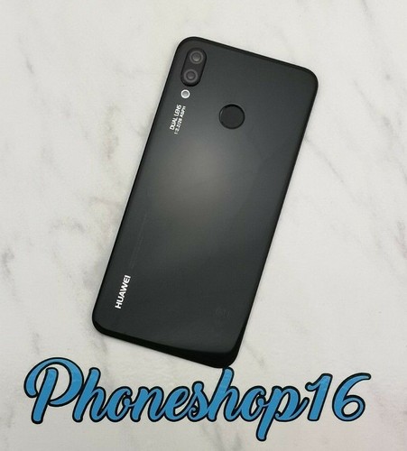 Original Huawei P20 Lite Akkudeckel Deckel Touch ID Sensor Backcover Schwarz A - Bild 1 von 2