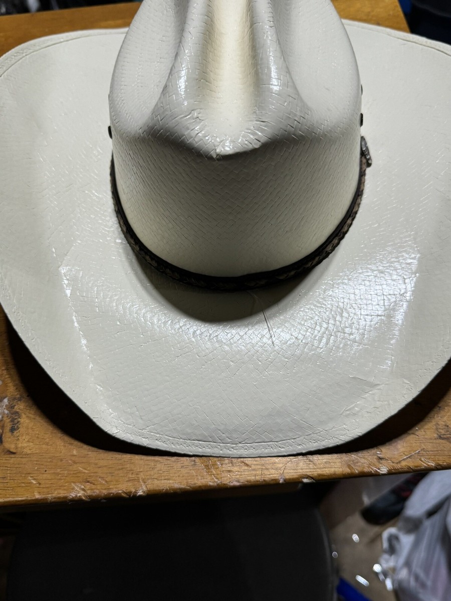 Justin 10 X Straw Western Cowboy Hat by Milano Hat Company Mens