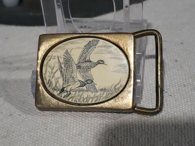 barlow solid brass belt buckle