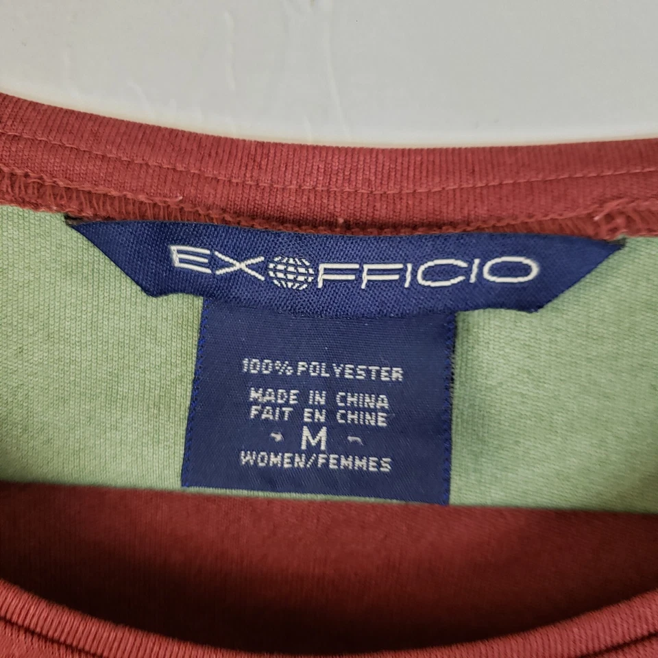 ExOfficio футболка женщин средний бордовый эластичной Калиани солнце пуловер рубашка - Изображение 2 из 4