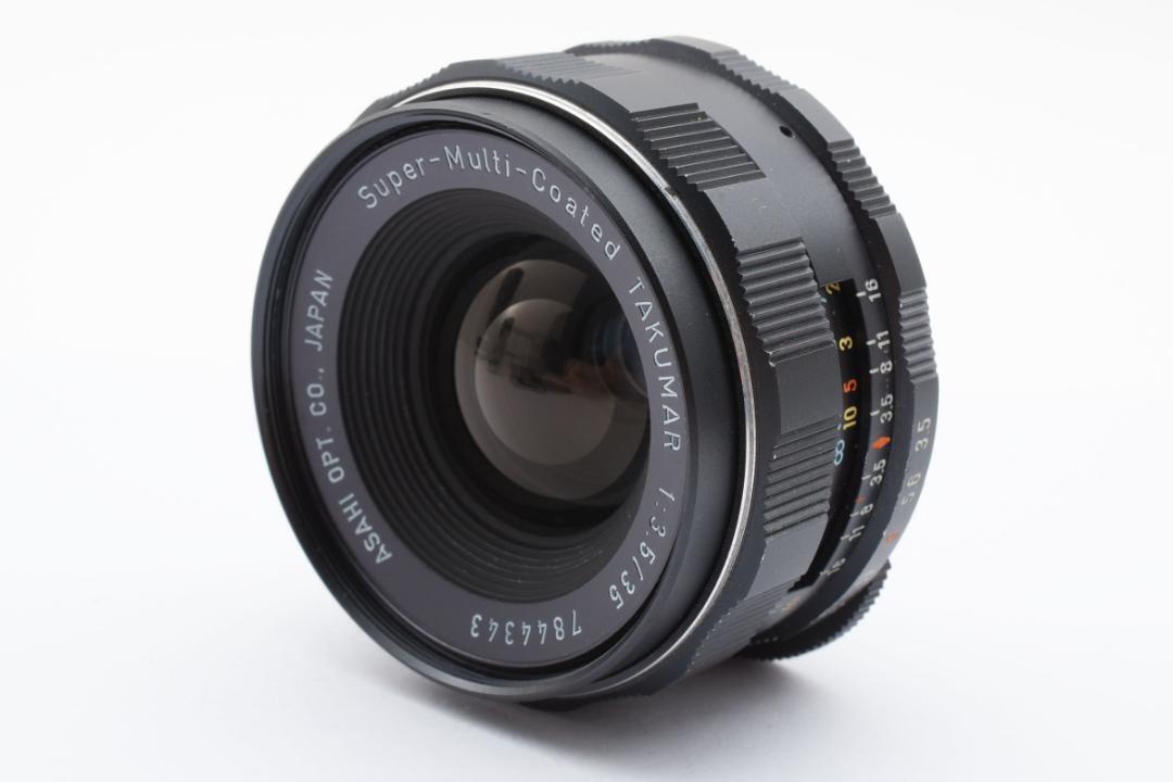 Pentax SMC Takumar 35mm F3.5 フード付 Y009 SMC Takumar 35mm F3.5 with hood and filter SO223 | eBay
