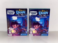 2X Clementoni Escape Game -Die Verlassene Schule- Gesellschaftsspiel Zum Knobeln