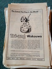 V4a Ephemera 1940s advert triang wakouwa toy dog 