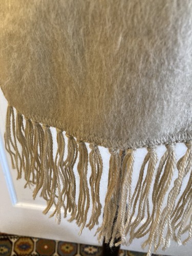 New ALPACA Soft Alpaca wool Scarf fringe UNISEX Creaciones Haullpatex Apar - Picture 4 of 6