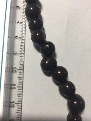 Round Tagua Nut Beads 7mm to 12mm 35pc