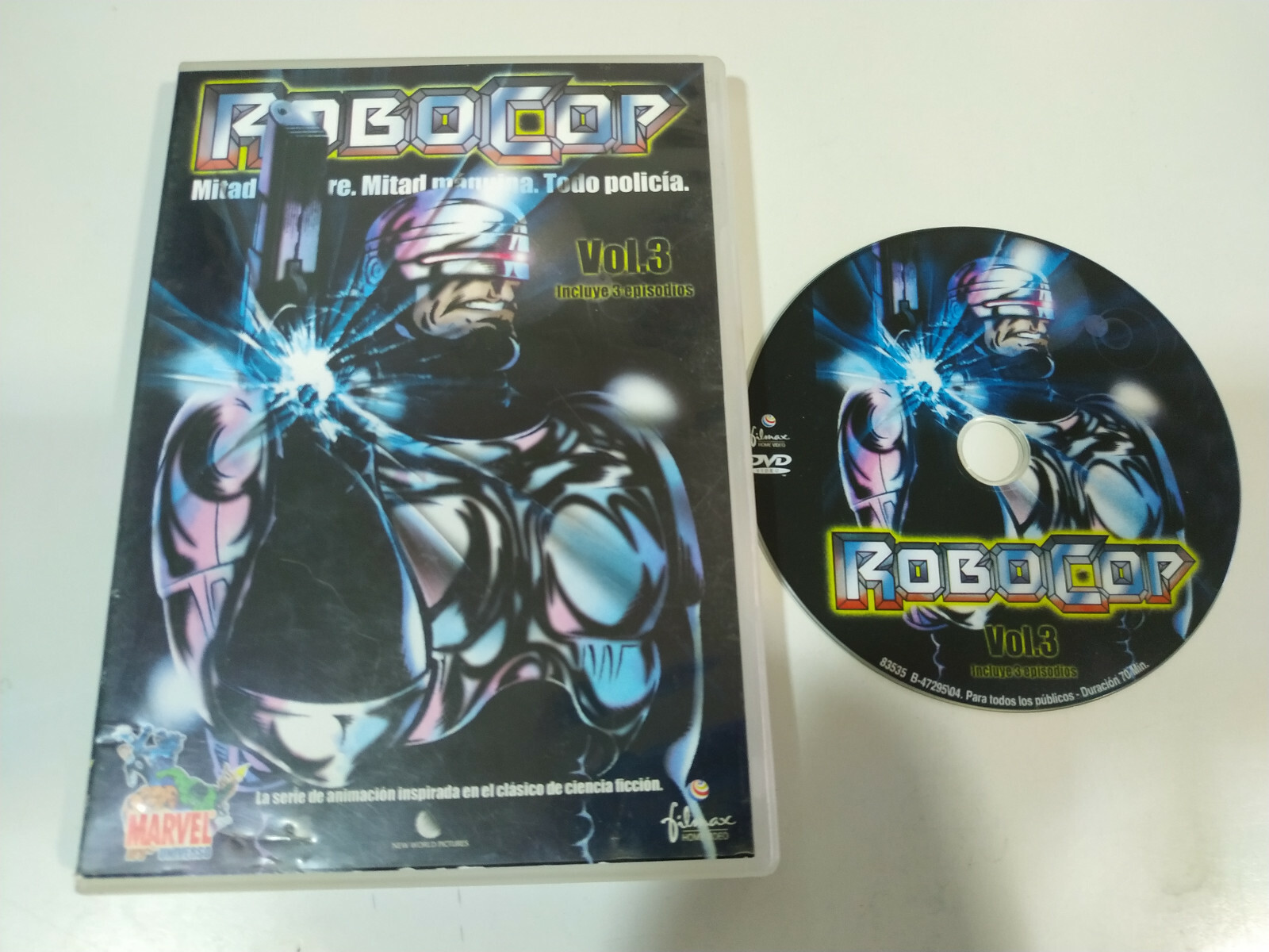 Robocop Volume 3 - 3 Episodes Marvel - DVD Spanish English Region 2 - AM