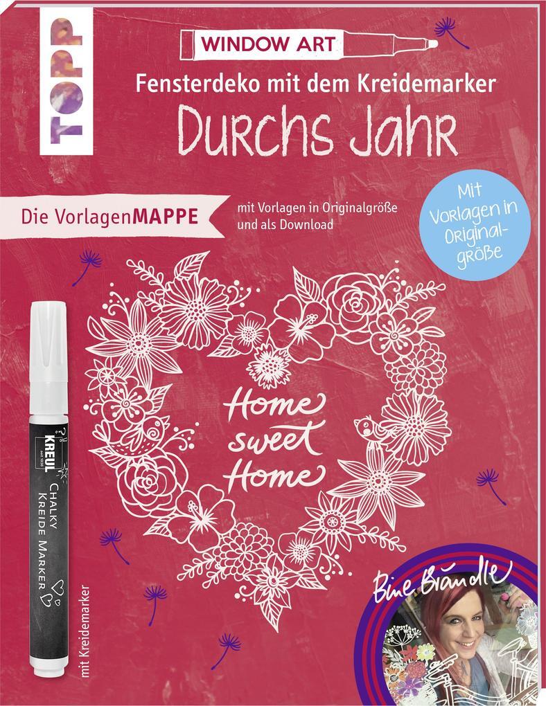 Thumbnail - Fensterdeko Durchs Jahr Mit Dem Kreidemarker. Inkl. Original