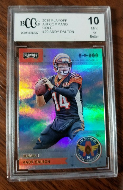 2018 Playoff Air Command Gold #20 Andy Dalton Cinncinati &hellip;