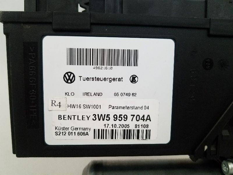 2006 BENTLEY Passenger Side Right RHREARWINDOW REGULATOR MOTOR