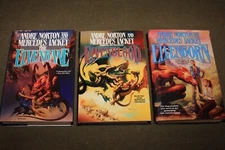 Lot of 3 Andre Norton & Mercedes Lackey HCs - Elvenbane, Elvenblood, Elvenborn