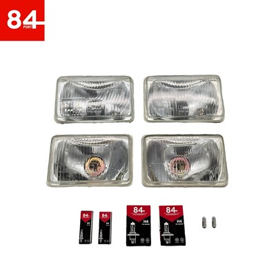 BMW E21 E30 Typhoon Front 4x Headlight Set Marking E