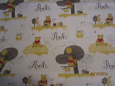 Winnie the Pooh Yellow Bees standard pillowcase