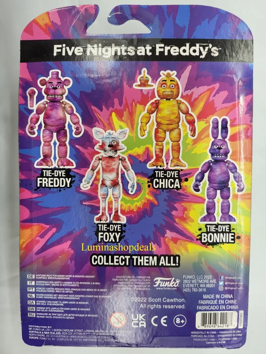 Five Nights at Freddy's - Peluche TieDye Freddy 25 cm - Imagin'ères