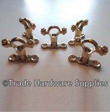 Brass Munsen Ring Bracket Pipe Clips with Backplates