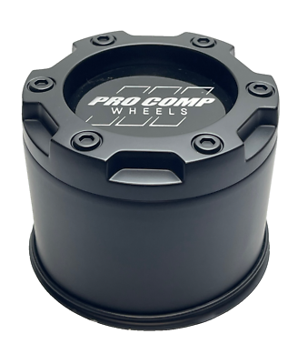 Pro Comp Satin Black Push Thru Wheel Center Cap 502942502 | eBay