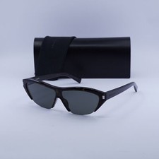 New Saint Laurent SL704 002 Dark Havana/Grey 99-1-145 Sunglasses