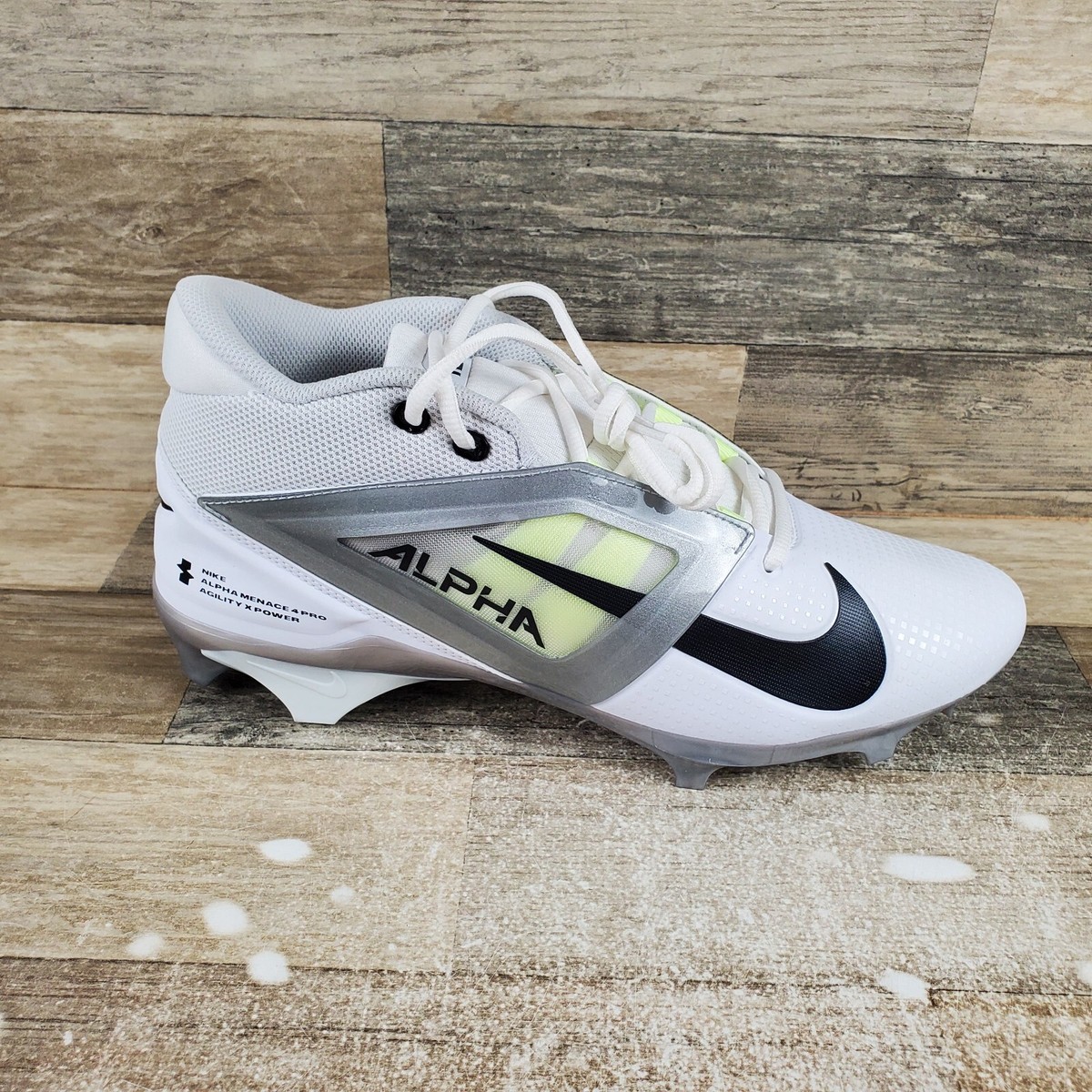 新品　Nike Alpha Menace 4 Pro White US11 Nike Alpha Menace 4 Pro Mens Shoes Sz 11 White Black Gray Sports