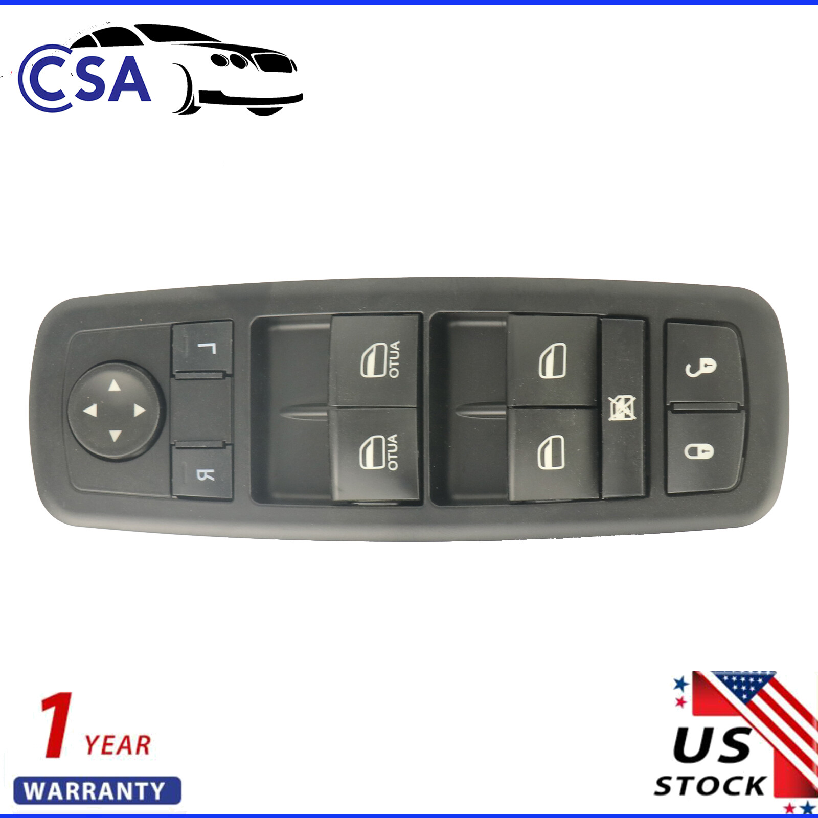 Master Power Window Door Lock Switch For Dodge Charger Chrysler Ram 68139805AB