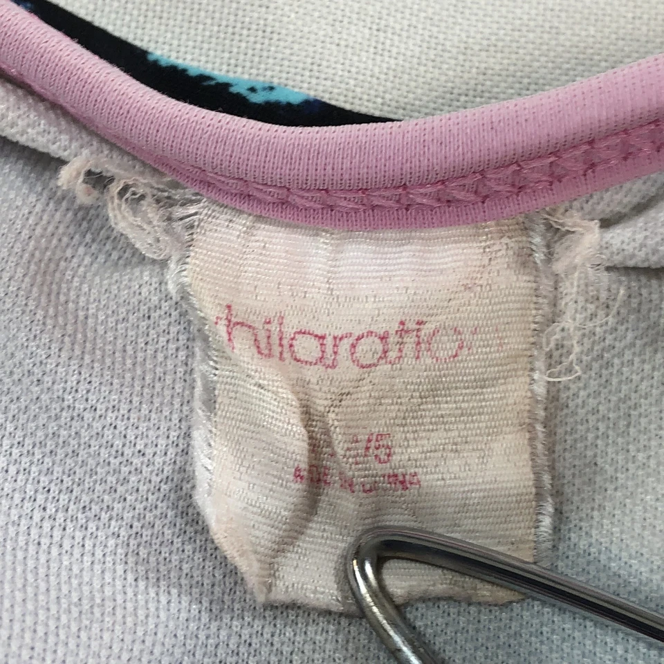 Traje de baño Xhilaration para niñas XS 4-5 Geo traje de baño de una pieza rosa azul púrpura Foto 3 de 4