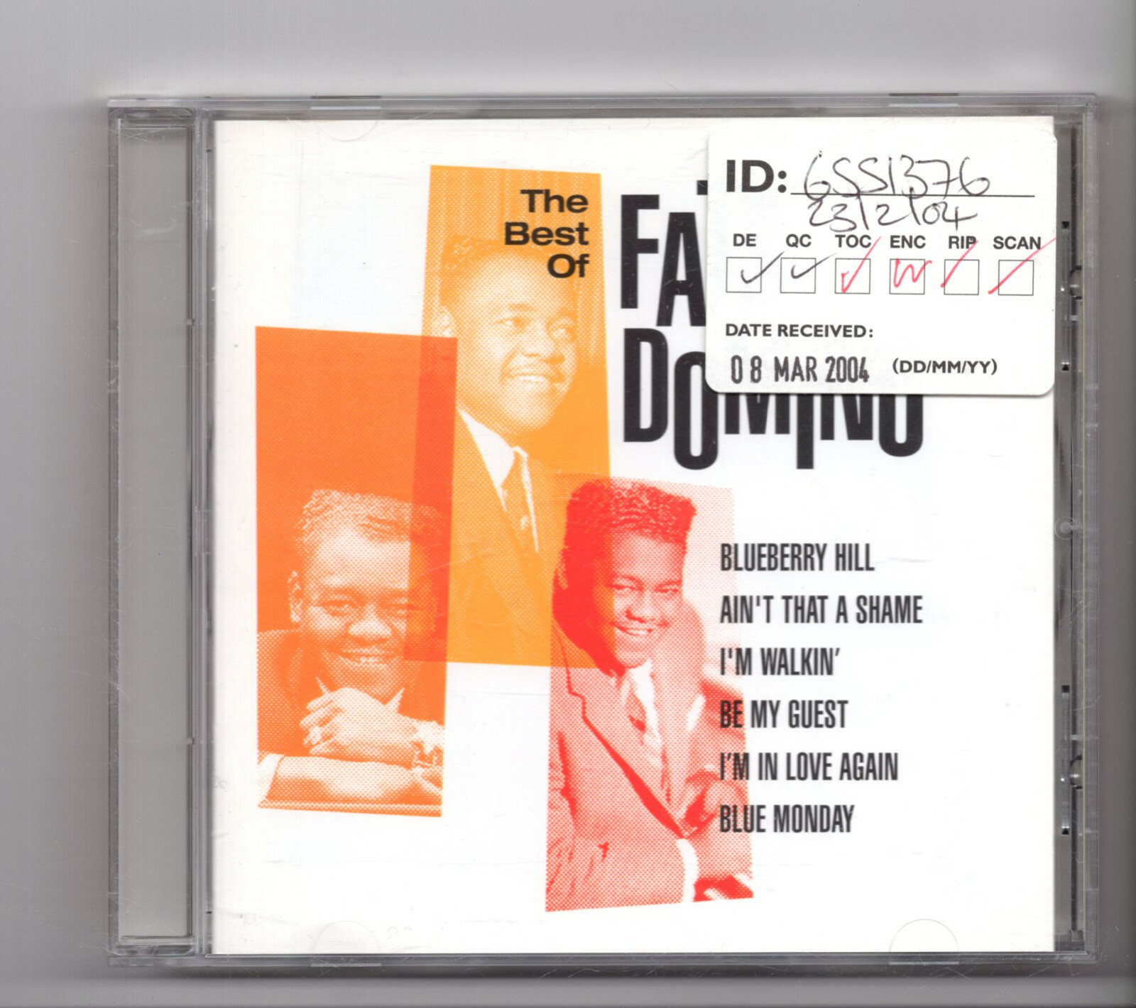 (JO685) Fats Domino, The Best Of - 2004 CD