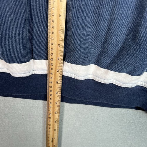 Vintage 90s Structure Activewear Striped Colorblock Sweatshirt Adult XL Mens - Picture 3 of 8