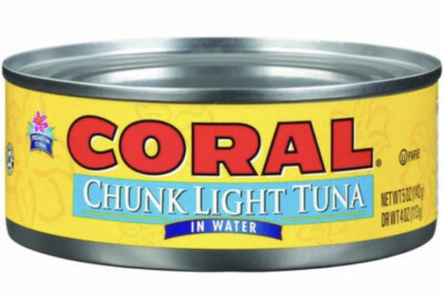 Coral Chunk Light Tuna in Water 5oz (pack of 5)
