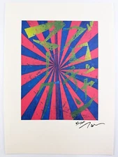 TAKASHI MURAKAMI Original Vintage Art Print Lithograph Signed Limited with COA