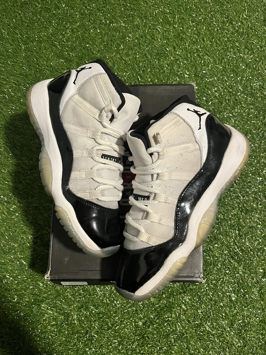 Nike Air Jordan Retro 11 GS Concord 2018 Black White GS Size 6.5Y 378038 100