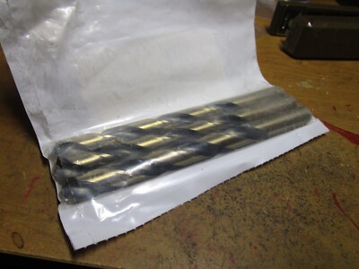 29/64'' HSS 135° Split Point Black and Gold FMT  Jobber Drill QTY 3