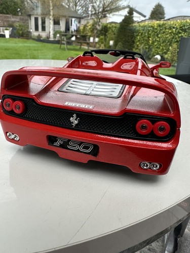 1995 Ferrari F50 red - Mira 1/18 Rare Die Cast Model italian sports car - Picture 8 of 18
