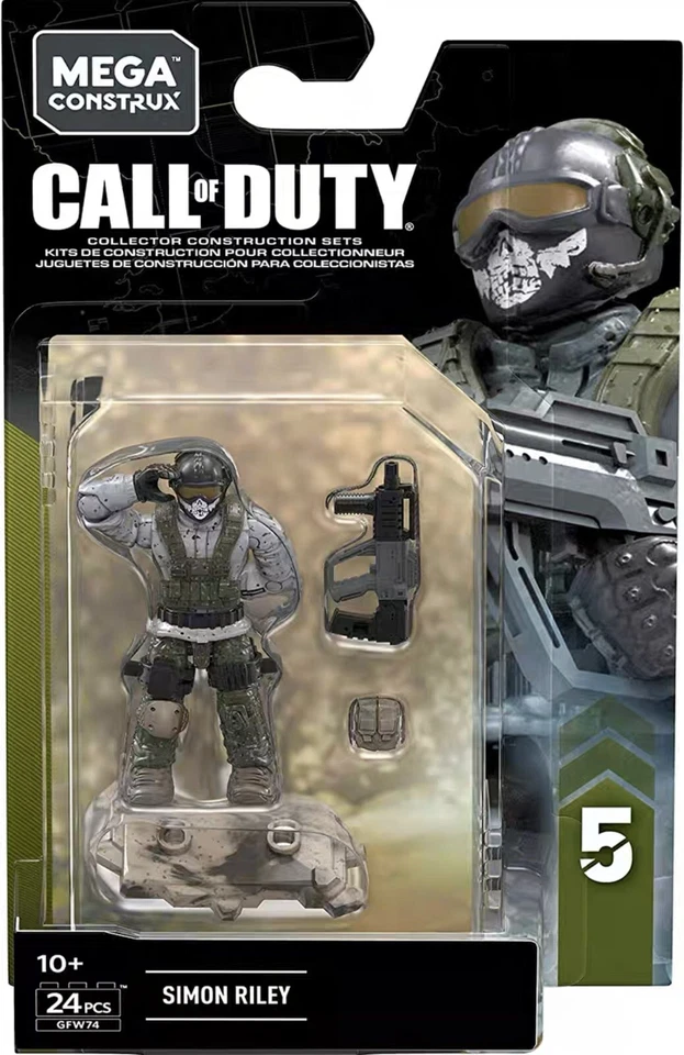 New Mega Bloks Construs Call of Duty Simon Ghost Riley HOT! - Image 2 of 3