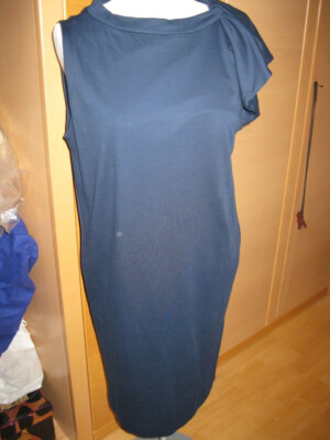 Mango Suit Kleid dress dunkelblau Assymetrie S