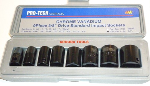 Tekton 15-Pc. 3/8in.-Drive Impact Socket Set, 1/4in.–1in., Model Tekton 15-Pc. 3/8in.-Drive Impact Socket Set, 1/4in.–1in., Model