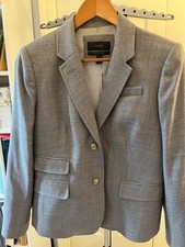 J Crew Grey Schoolboy Blazer, size 8 petite, Excellent Condition