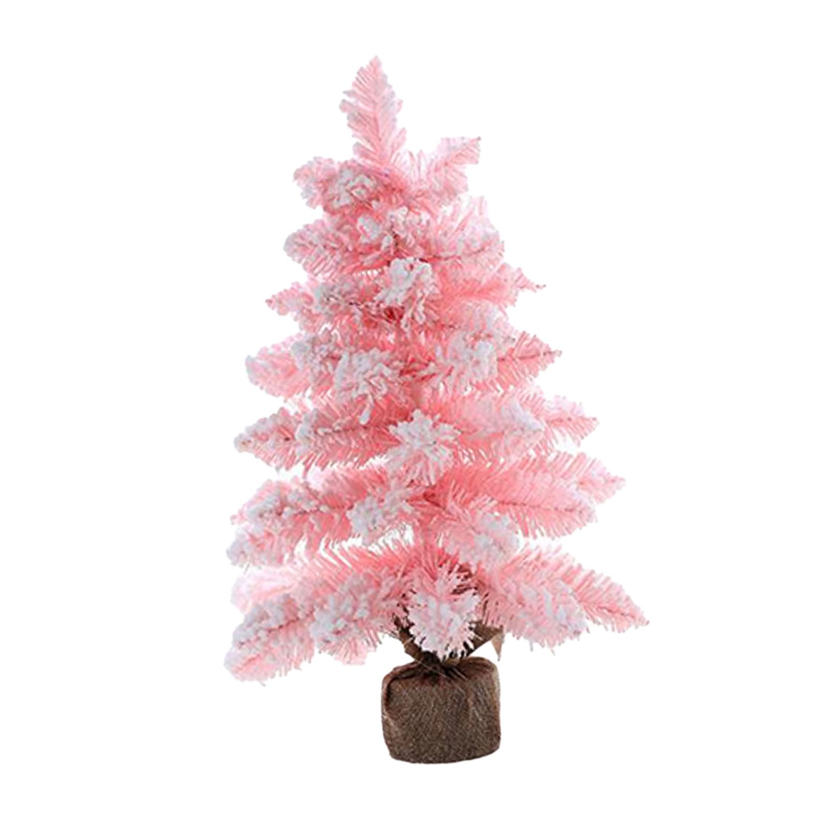 Compact Mini Pink Xmas Tree For Desktop Decoration Recommended